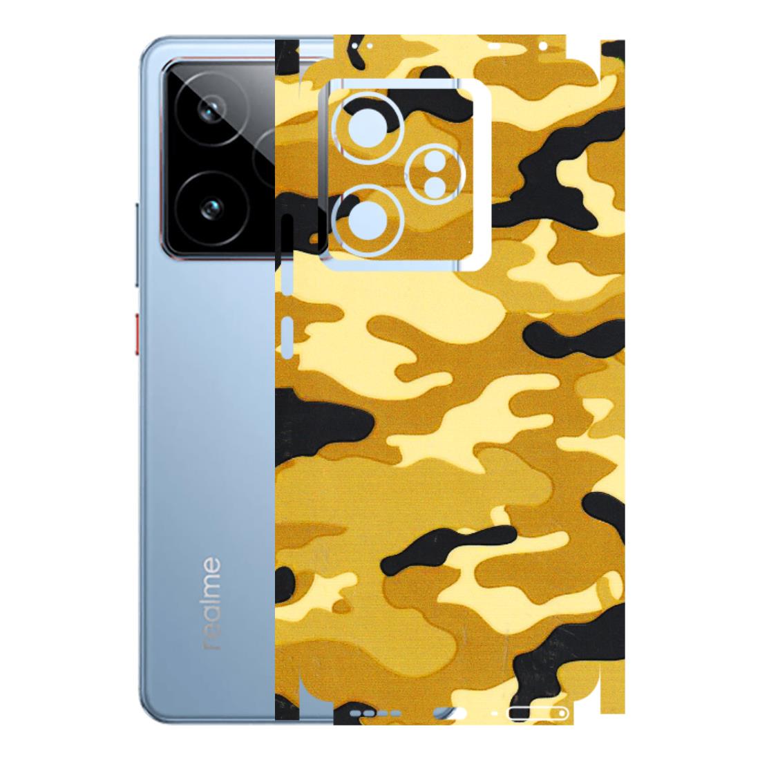 Realme Phone Skins (All Models) - Indian Camo - 3D Embossed Finish (L-228) Realme GT7 5G