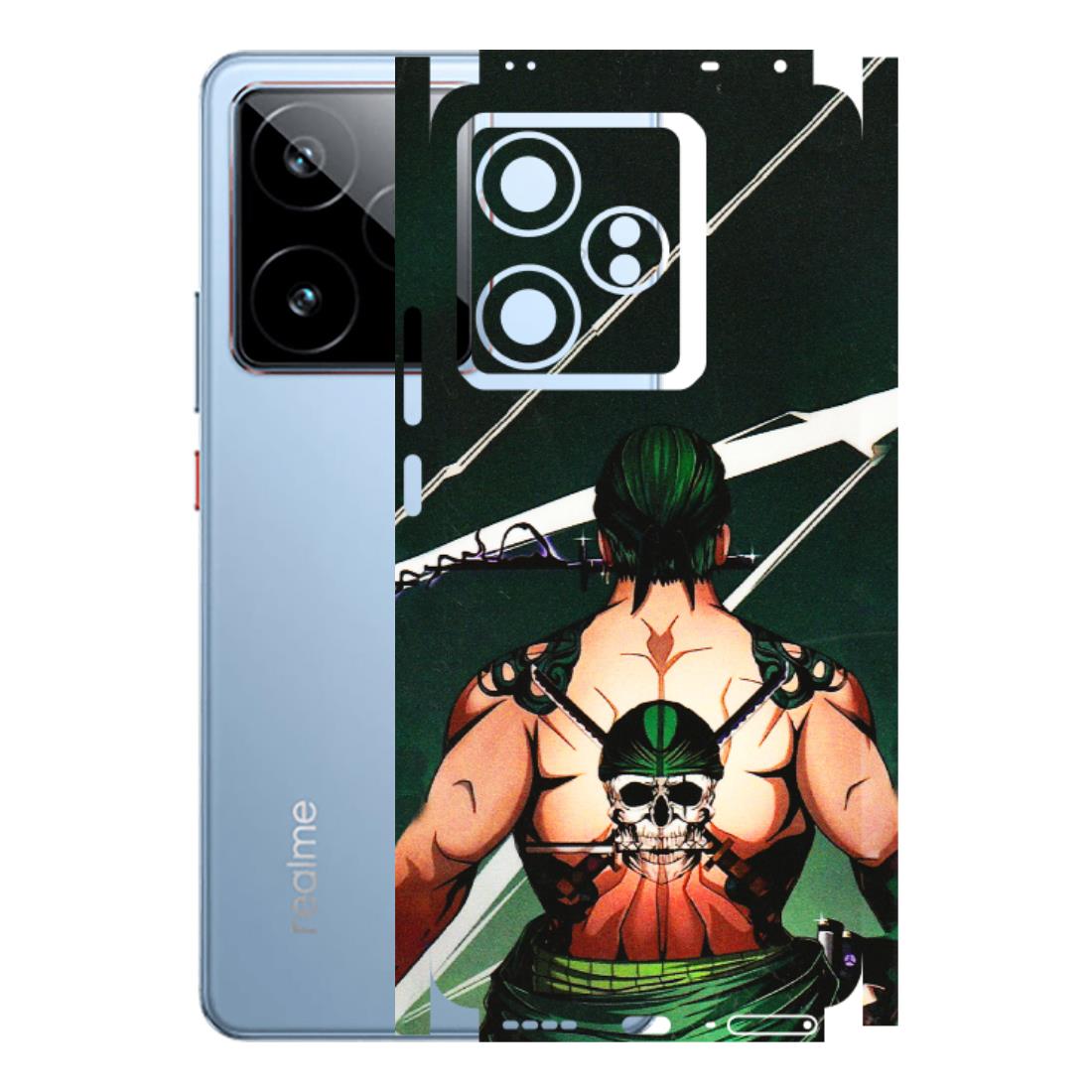 Realme Phone Skins (All Models) - Zoro Anime - 3D Embossed Finish (L-23) Realme GT7 5G