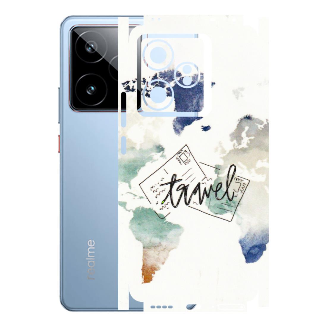 Realme Phone Skins (All Models) - Travel The World - 3D Embossed Finish (L-232) Realme GT7 5G