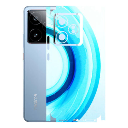Realme Phone Skins (All Models) - The Blue Curve - 3D Embossed Finish (L-244) Realme GT7 5G