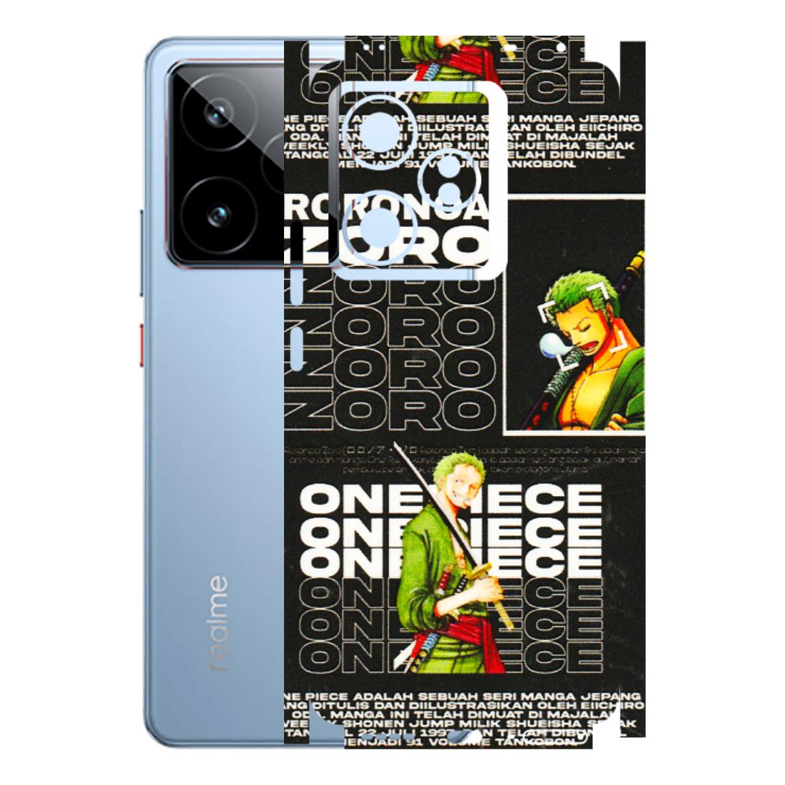 Realme Phone Skins (All Models) - One Piece Zoro - 3D Embossed Finish (L-250) Realme GT7 5G