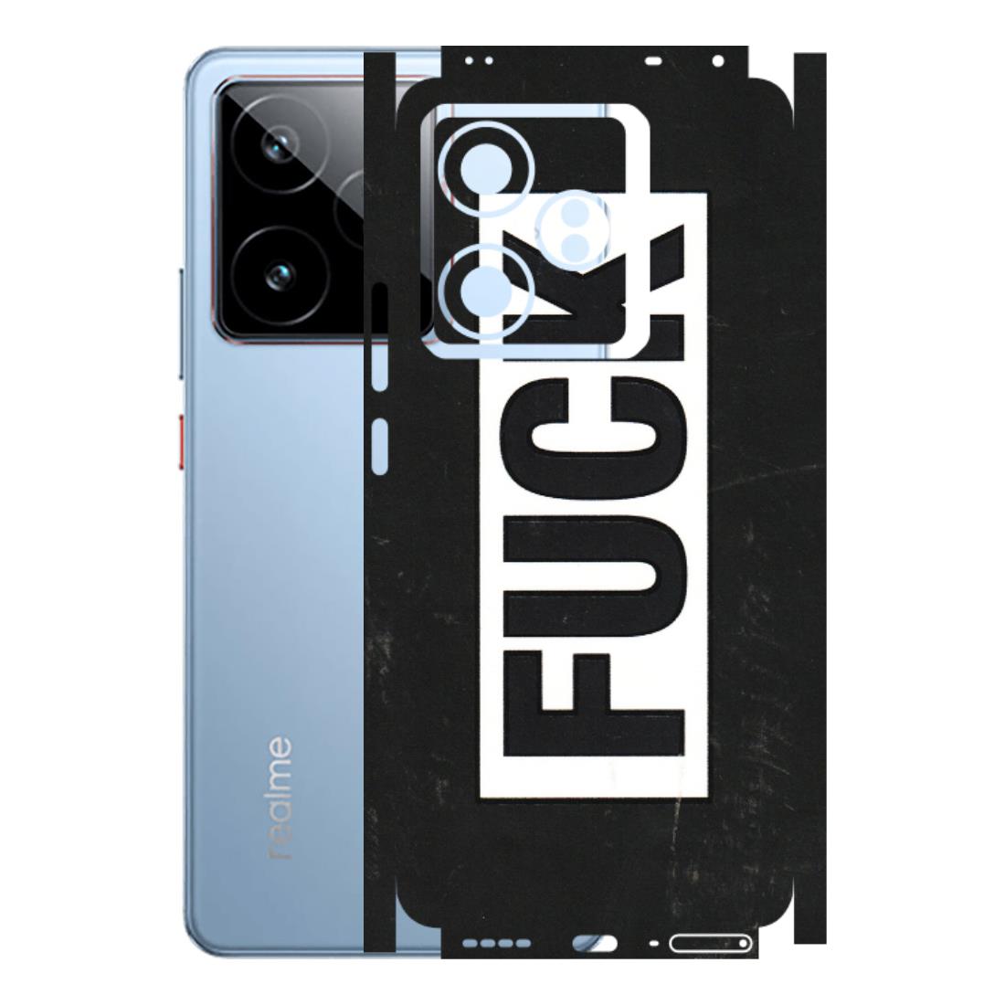 Realme Phone Skins (All Models) - The F Word - 3D Embossed Finish (L-255) Realme GT7 5G
