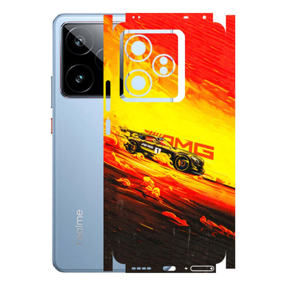 Realme Phone Skins (All Models) - AMG Car Speed Cover - 3D Embossed Finish (L-256) Realme GT7 5G