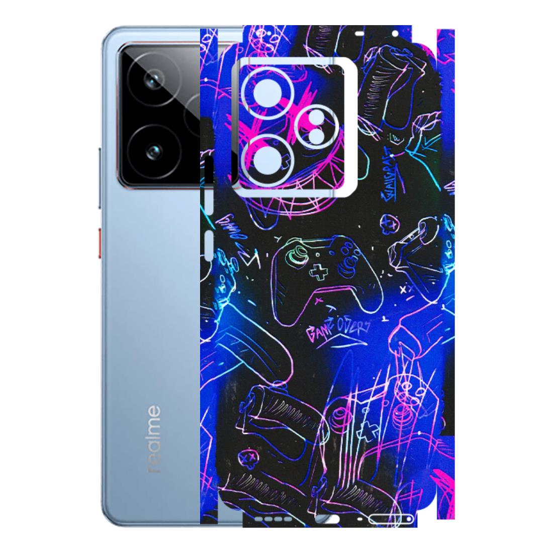 Realme Phone Skins (All Models) - Gamers Paradise - 3D Embossed Finish (L-258) Realme GT7 5G