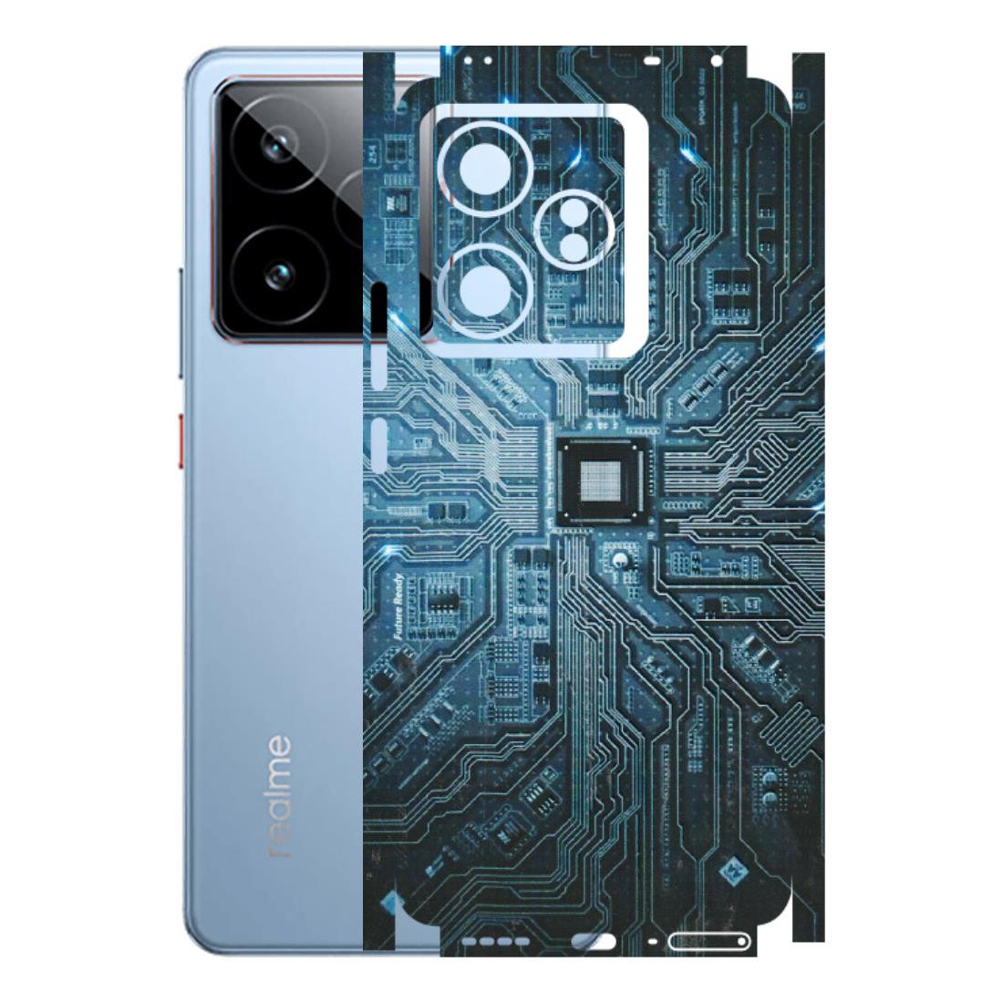 Realme Phone Skins (All Models) - Original Circuit - 3D Embossed Finish (L-267) Realme GT7 5G
