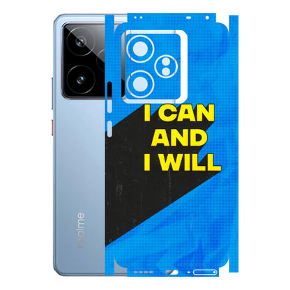 Realme Phone Skins (All Models) - I Can And I Will - 3D Embossed Finish (L-281) Realme GT7 5G