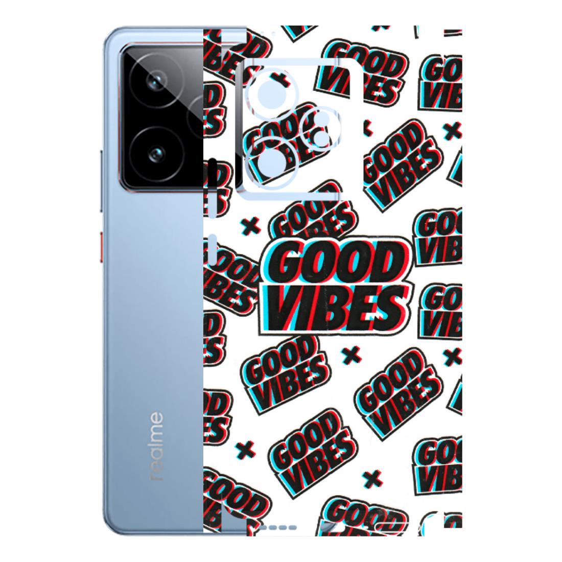 Realme Phone Skins (All Models) - Good Vibes - 3D Embossed Finish (L-282) Realme GT7 5G