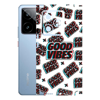 Realme Phone Skins (All Models) - Good Vibes - 3D Embossed Finish (L-282) Realme GT7 5G