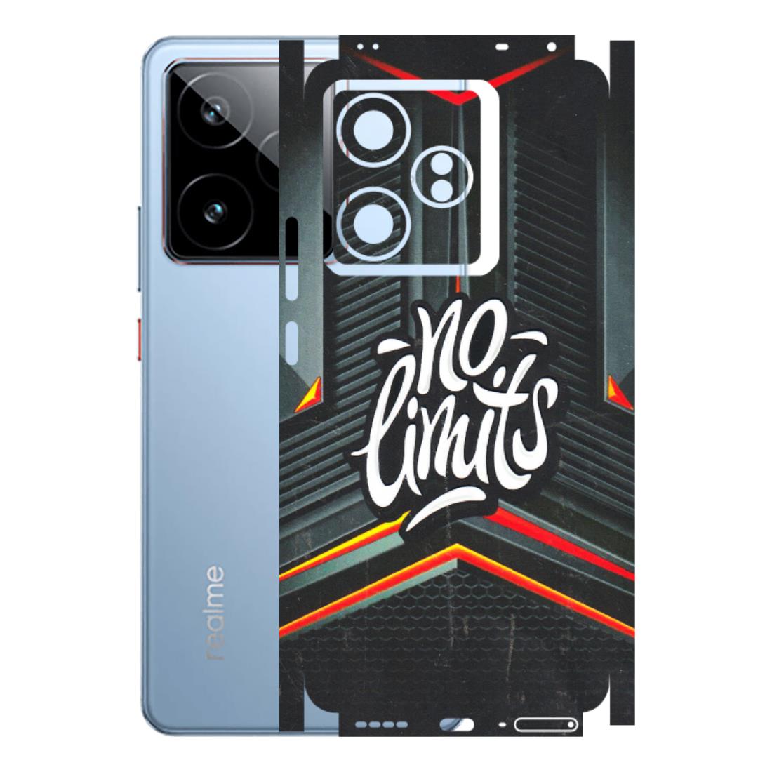 Realme Phone Skins (All Models) - No Limits - 3D Embossed Finish (L-286) Realme GT7 5G