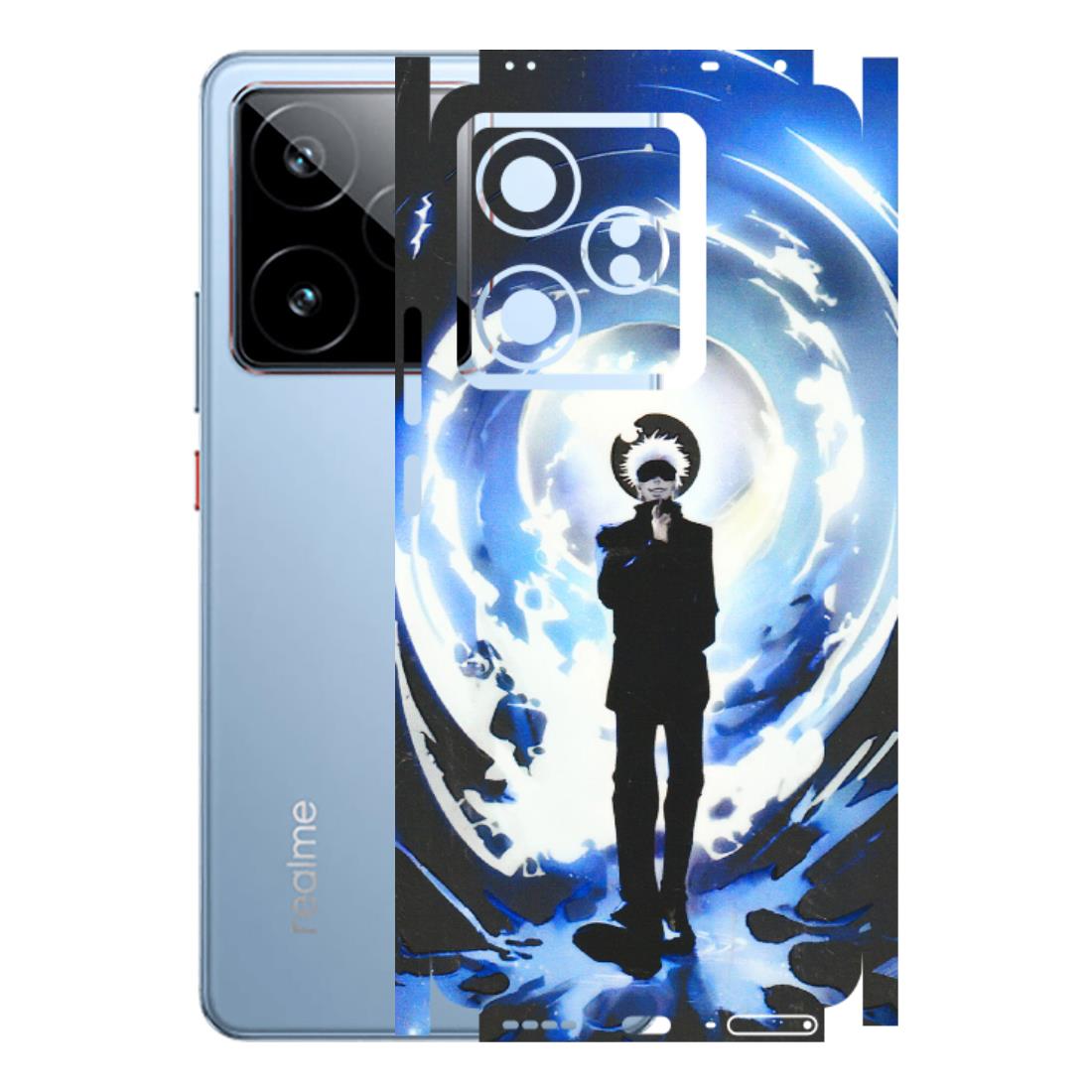 Realme Phone Skins (All Models) - Jujustu Kaisen Anime Manga - 3D Embossed Finish (L-317) Realme GT7 5G