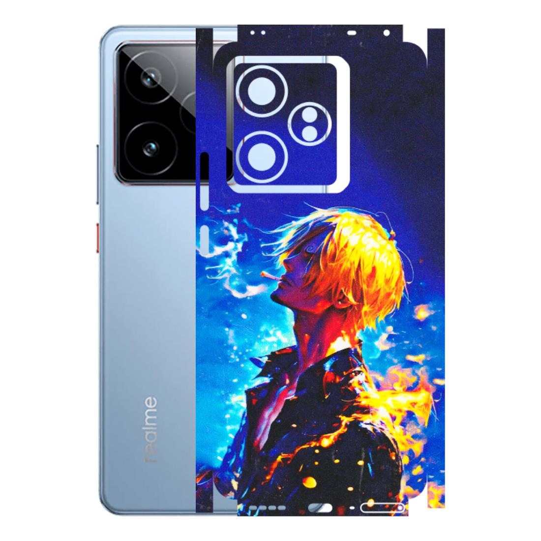 Realme Phone Skins (All Models) - Sanji Vinsmoke One Piece - 3D Embossed Finish (L-319) Realme GT7 5G