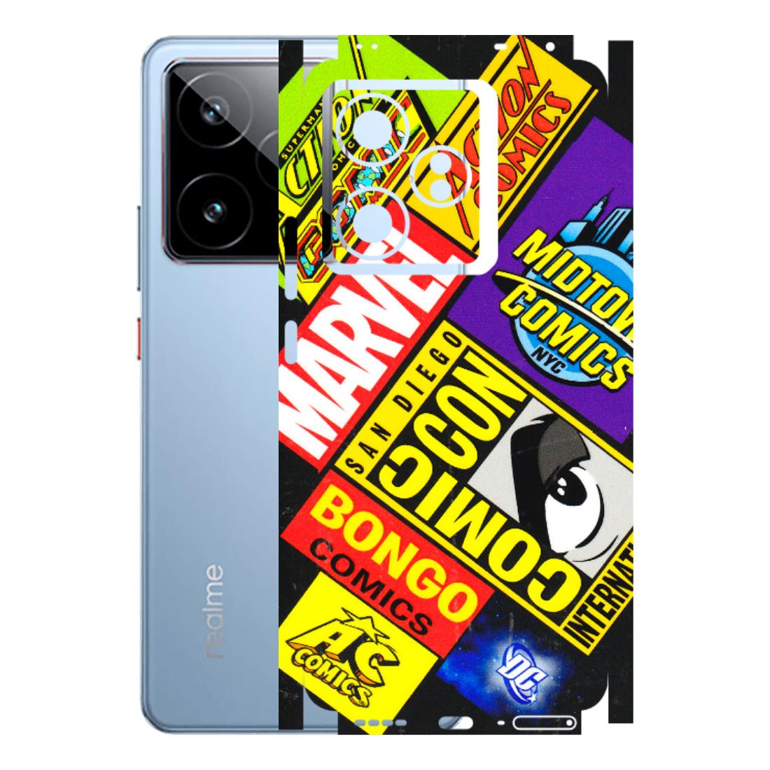 Realme Phone Skins (All Models) - Bongo Comic Con - 3D Embossed Finish (L-325) Realme GT7 5G