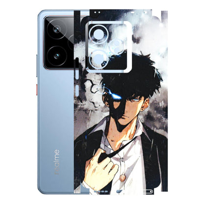 Realme Phone Skins (All Models) - Sung Jinwoo Manhwa Anime - 3D Embossed Finish (L-328) Realme GT7 5G