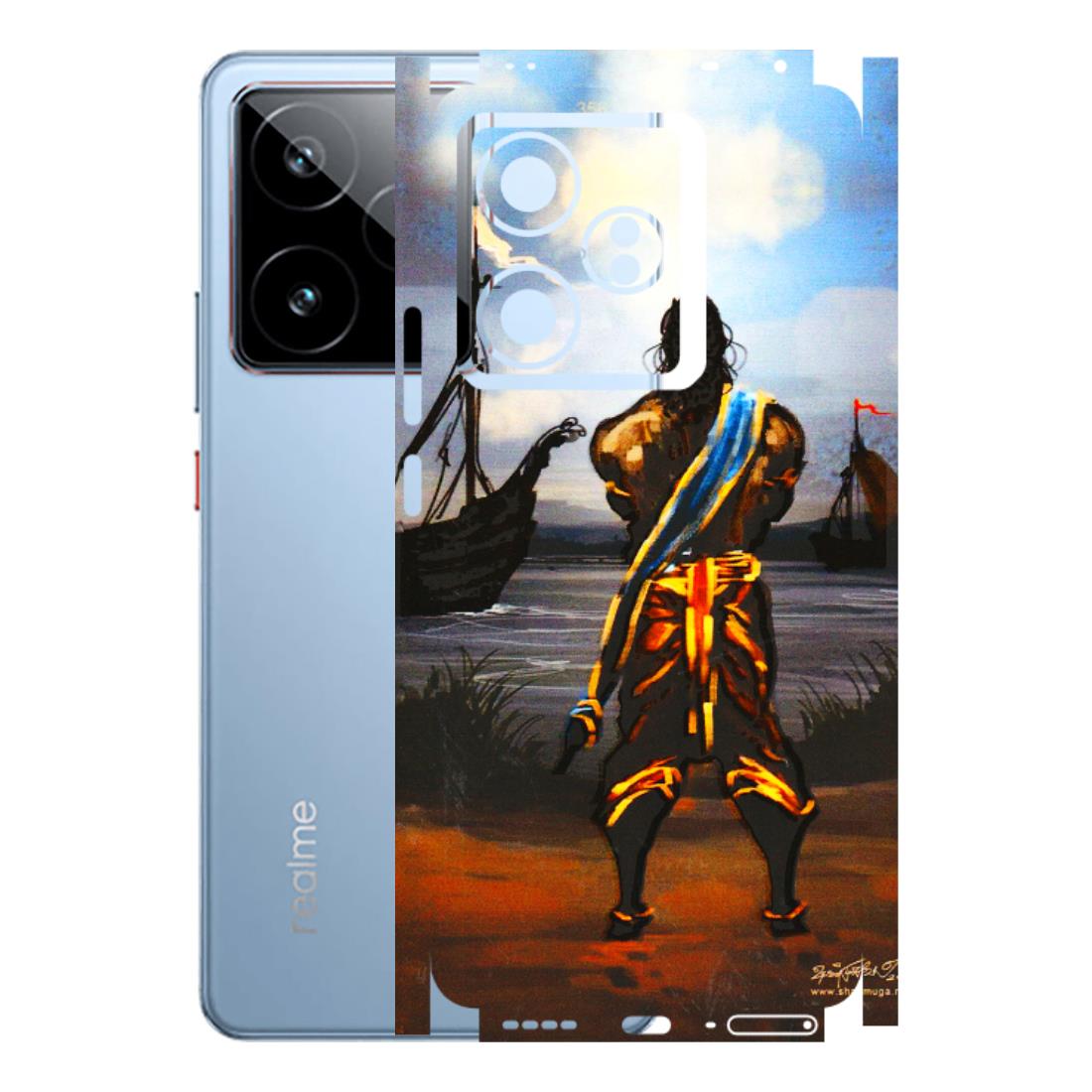 Realme Phone Skins (All Models) - Heavenly God Figure - 3D Embossed Finish (L-34) Realme GT7 5G