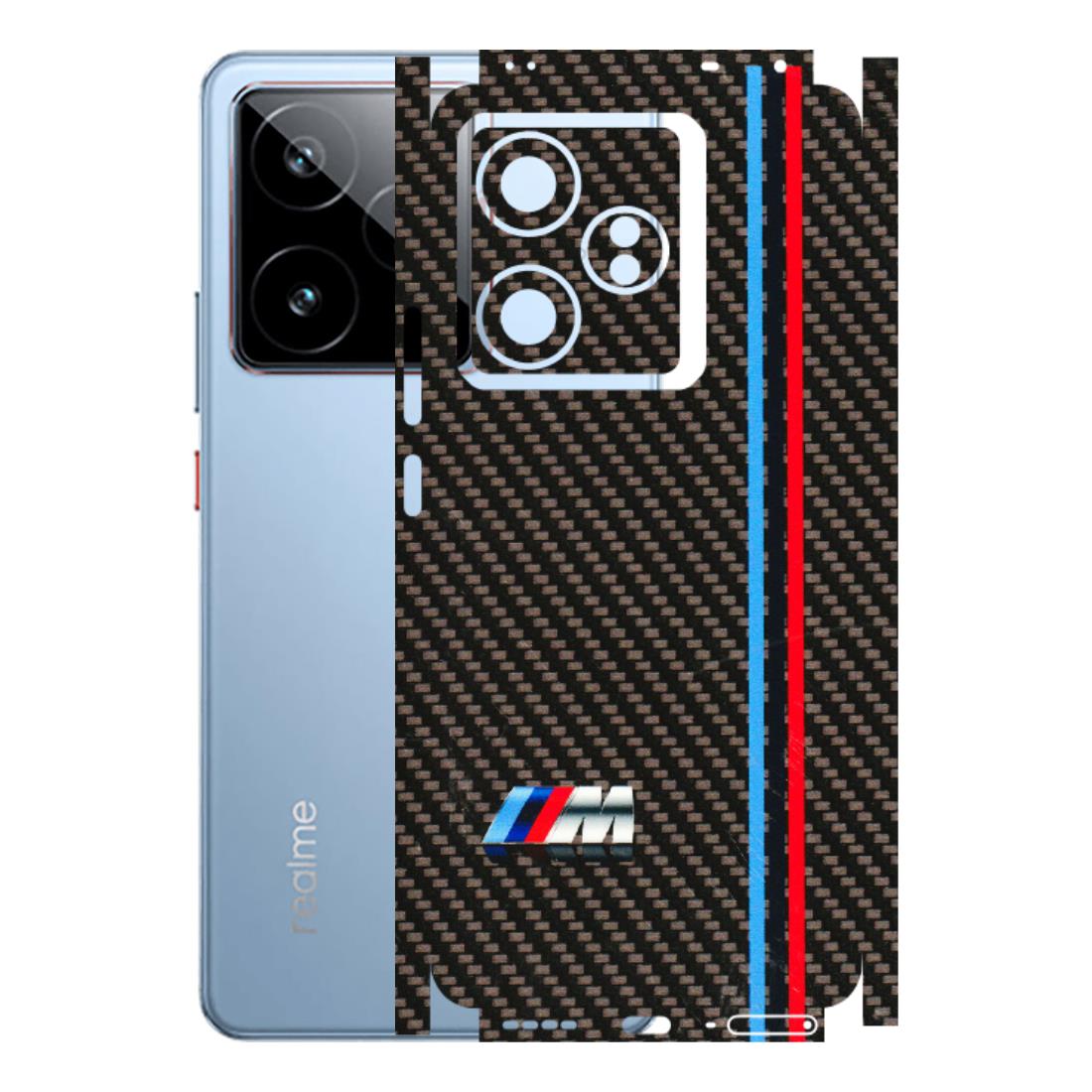 Realme Phone Skins (All Models) - BM Carbon Fiber Feels - 3D Embossed Finish (L-38) Realme GT7 5G