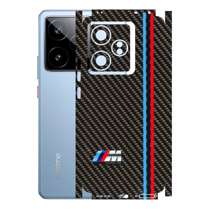 Realme Phone Skins (All Models) - BM Carbon Fiber Feels - 3D Embossed Finish (L-38) Realme GT7 5G