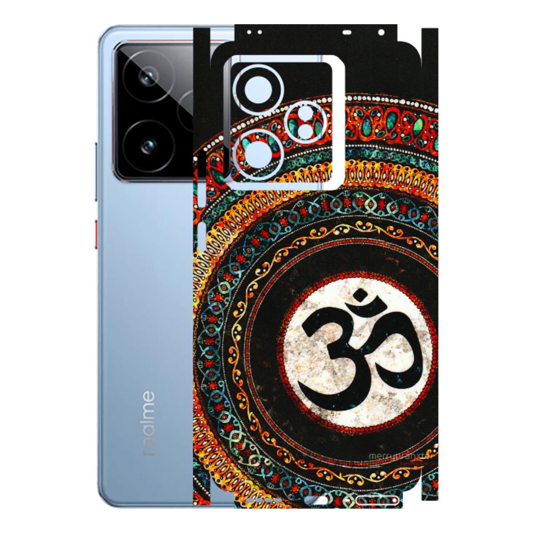 Realme Phone Skins (All Models) - Aum Chant Abstract - 3D Embossed Finish (L-42) Realme GT7 5G