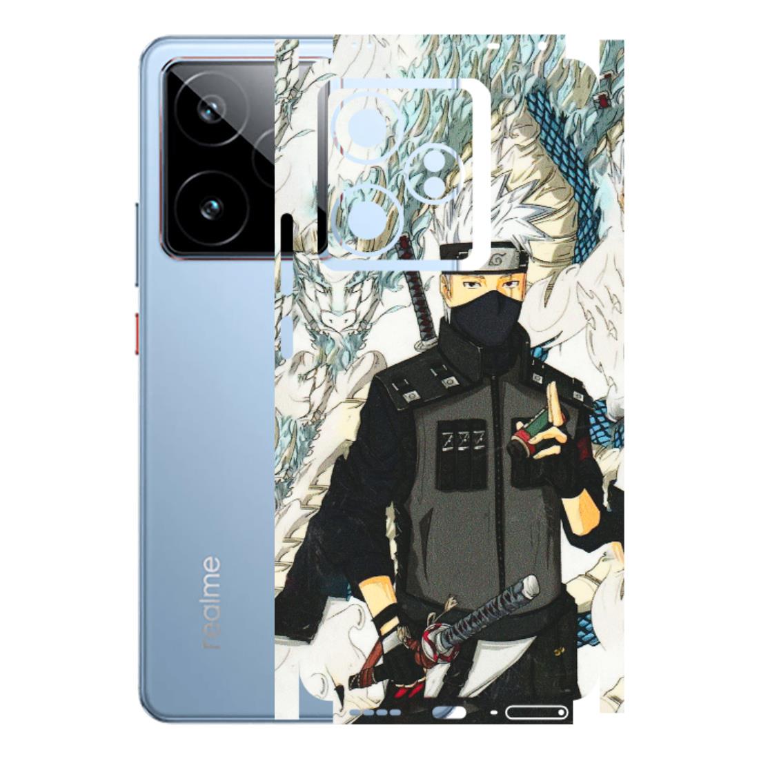 Realme Phone Skins (All Models) - Kakashi Hatake Naruto Anime - 3D Embossed Finish (L-46) Realme GT7 5G