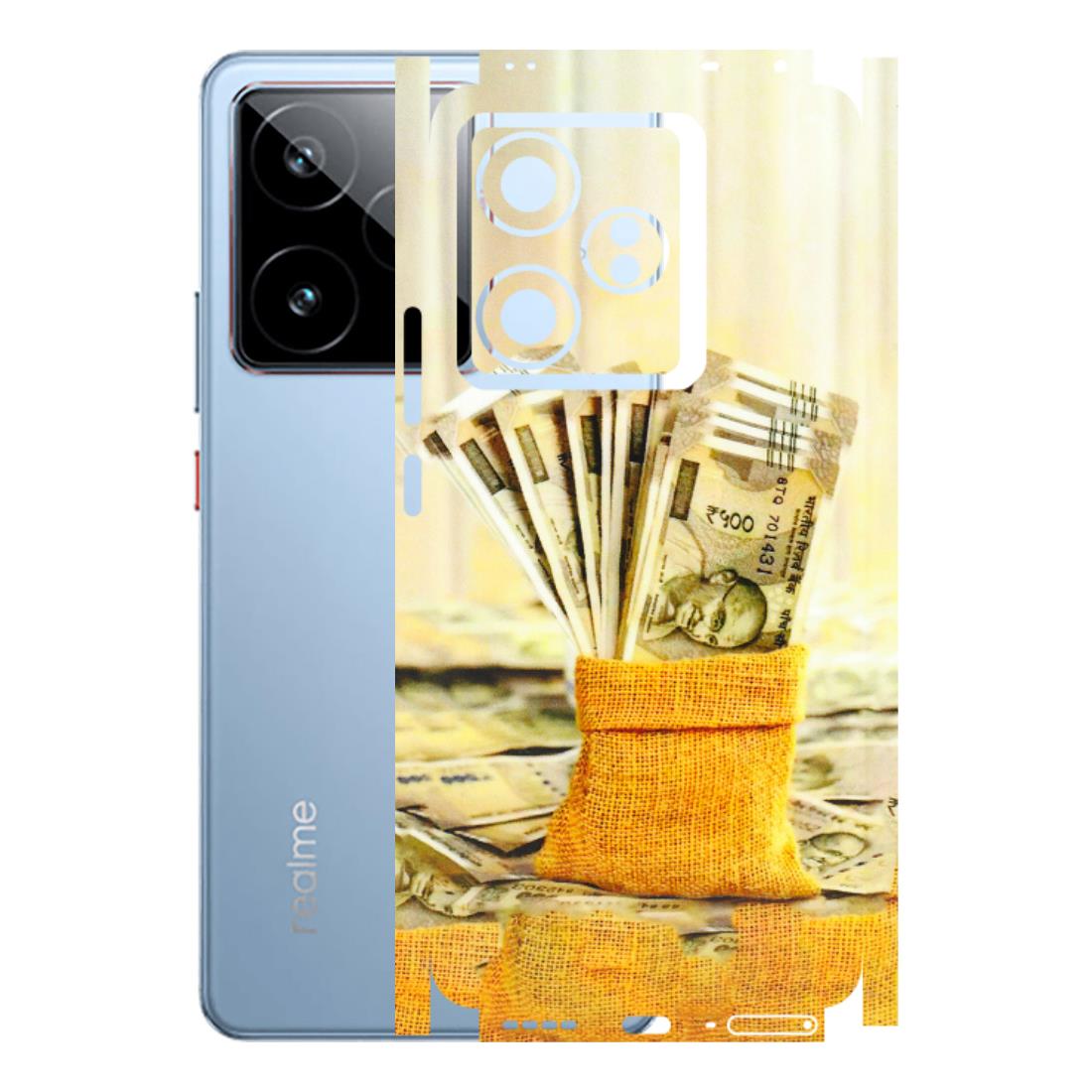 Realme Phone Skins (All Models) - Show Me The Money - 3D Embossed Finish (L-52) Realme GT7 5G
