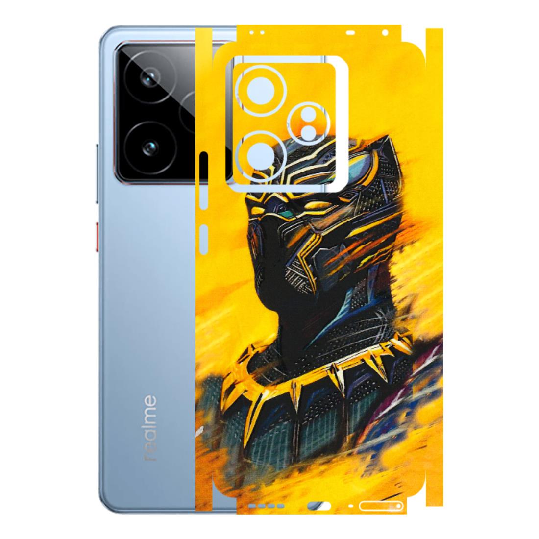 Realme Phone Skins (All Models) - Yellow Panther - 3D Embossed Finish (L-54) Realme GT7 5G
