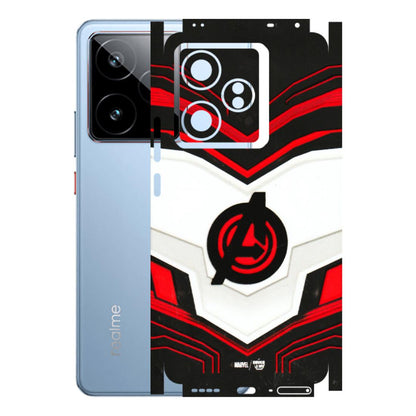 Realme Phone Skins (All Models) - Avengers Logo - 3D Embossed Finish (L-55) Realme GT7 5G