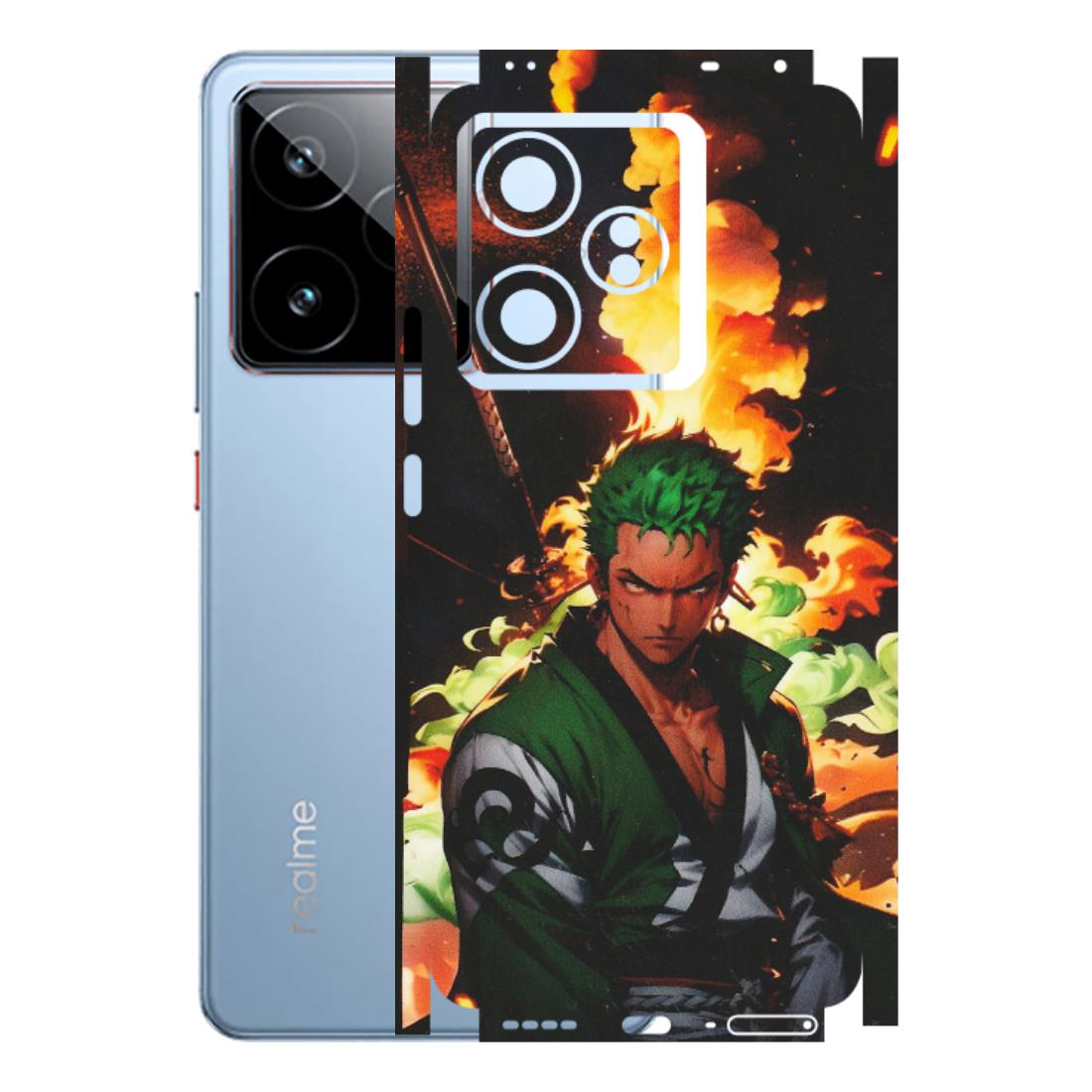 Realme Phone Skins (All Models) - Roronoa Zoro - Matte Finish (M-102) Realme GT7 5G