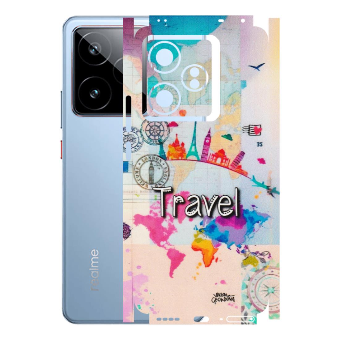 Realme Phone Skins (All Models) - Travel The Wonders - Matte Finish (M-108) Realme GT7 5G