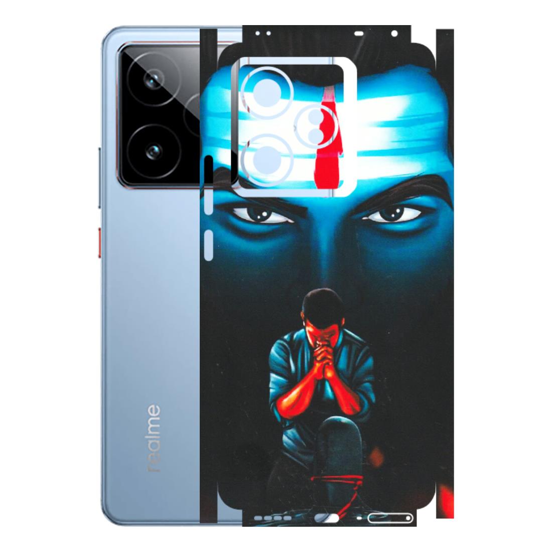 Realme Phone Skins (All Models) - Mahakal Bhakt - Matte Finish (M-112) Realme GT7 5G
