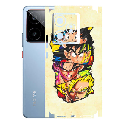 Realme Phone Skins (All Models) - Angry Multi Anime - Matte Finish (M-113) Realme GT7 5G