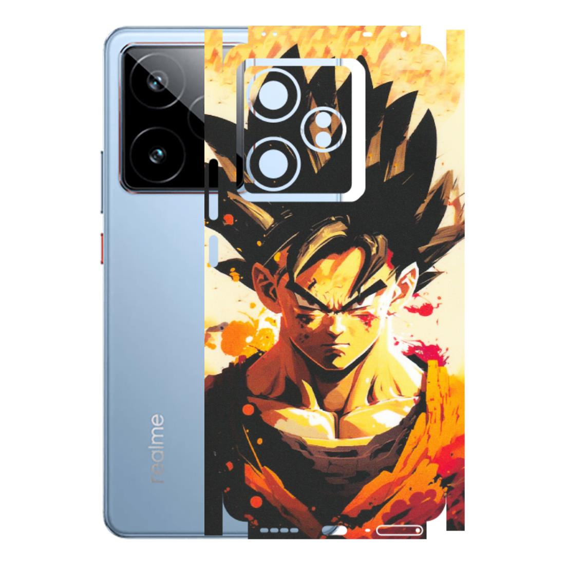 Realme Phone Skins (All Models) - Angry Goku - Matte Finish (M-12) Realme GT7 5G