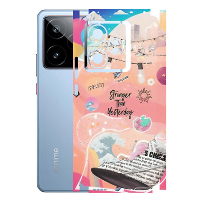 Realme Phone Skins (All Models) - Stronger Then Yesterday - Matte Finish (M-128) Realme GT7 5G