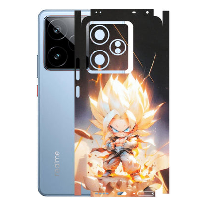 Realme Phone Skins (All Models) - Goku Dragon Cute Anime - Matte Finish (M-131) Realme GT7 5G