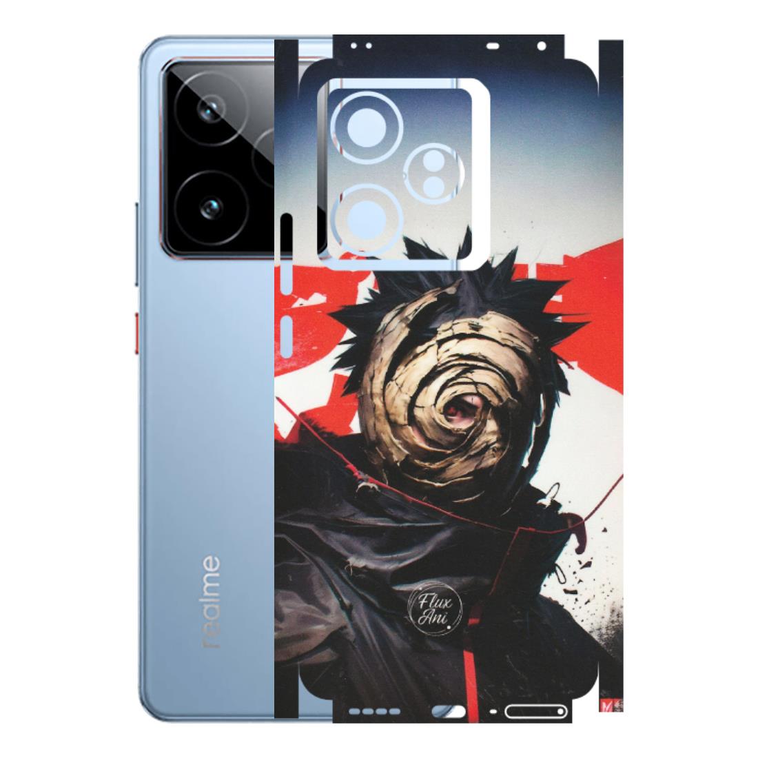 Realme Phone Skins (All Models) - Obito Uchiha Cool Anime - Matte Finish (M-134) Realme GT7 5G