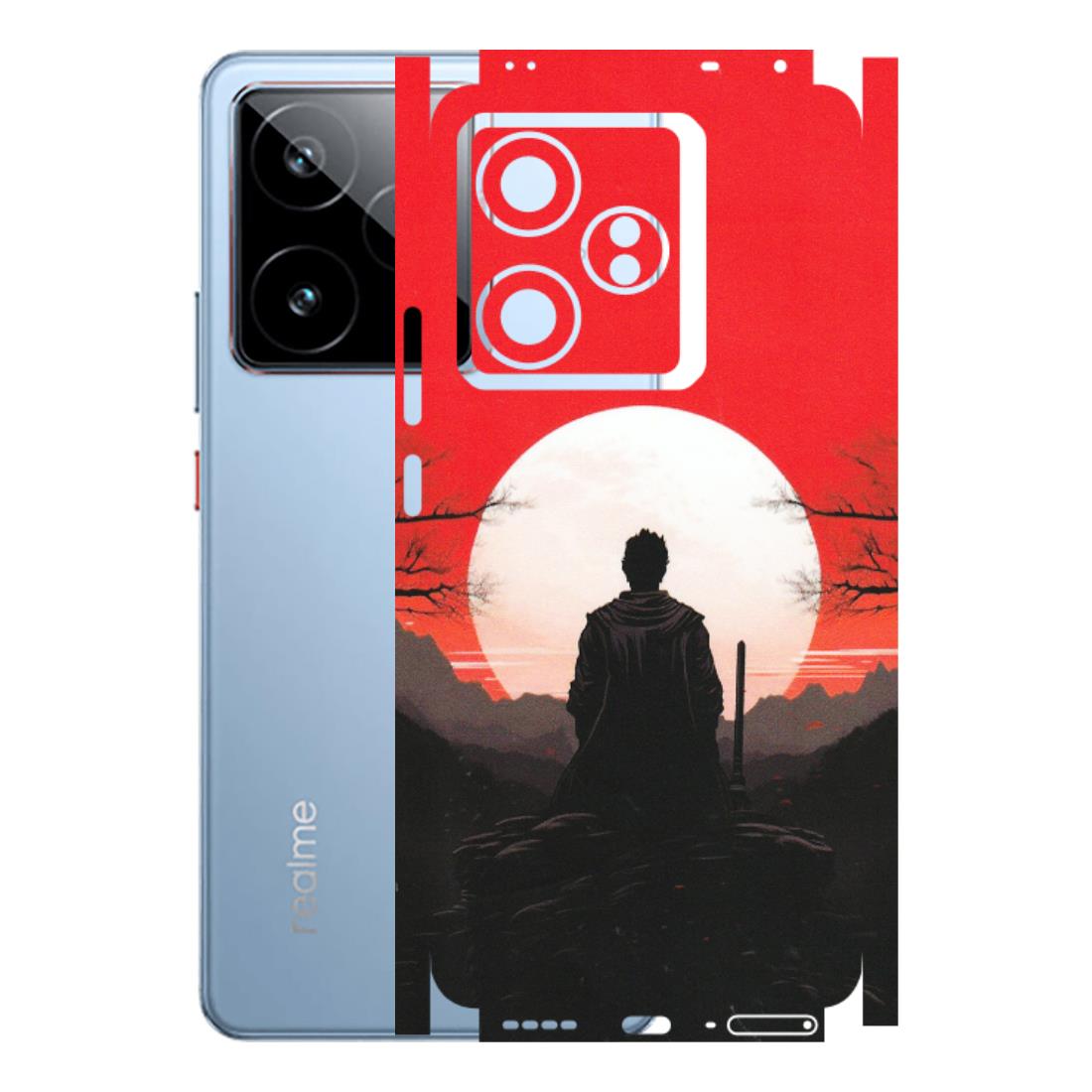 Realme Phone Skins (All Models) - Samurai Anime - Matte Finish (M-141) Realme GT7 5G