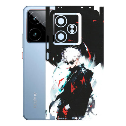 Realme Phone Skins (All Models) - Gojo Powerful Charater Kaisen Anime - Matte Finish (M-144) Realme GT7 5G