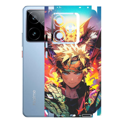 Realme Phone Skins (All Models) - Angry Naruto Anime - Matte Finish (M-148) Realme GT7 5G
