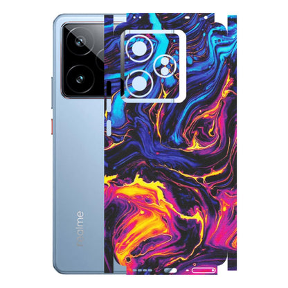 Realme Phone Skins (All Models) - Abstract Paint Classy - Matte Finish (M-15) Realme GT7 5G