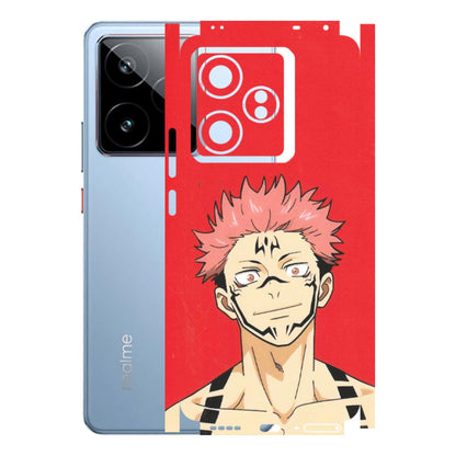 Realme Phone Skins (All Models) - Ryomen Sukuna Fun Anime - Matte Finish (M-153) Realme GT7 5G
