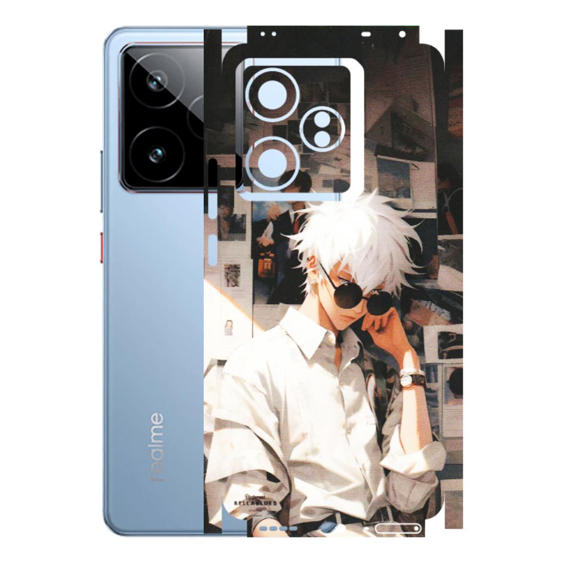 Realme Phone Skins (All Models) - Gojo Satoru Jujustu Kaisen Anime - Matte Finish (M-156) Realme GT7 5G