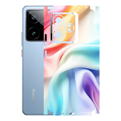 Realme Phone Skins (All Models) - Colourful Silk Cloth - Matte Finish (M-165) Realme GT7 5G