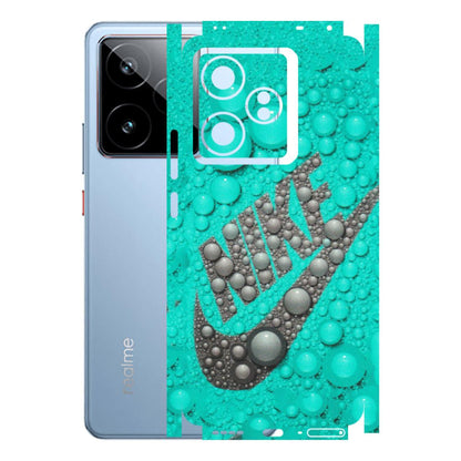 Realme Phone Skins (All Models) - Shoe Brand Bubbles - Matte Finish (M-42) Realme GT7 5G