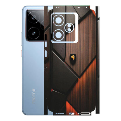 Realme Phone Skins (All Models) - Lambo Beauty Wood Pattern Sober - Matte Finish (M-51) Realme GT7 5G