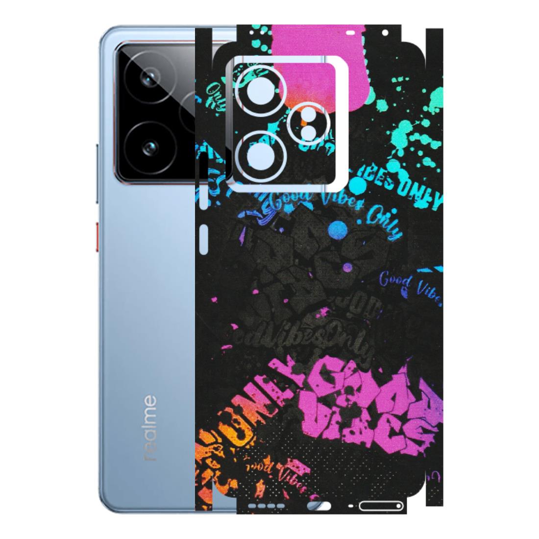 Realme Phone Skins (All Models) - Majestic Black Vibes - Matte Finish (M-62) Realme GT7 5G