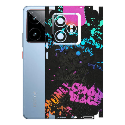 Realme Phone Skins (All Models) - Majestic Black Vibes - Matte Finish (M-62) Realme GT7 5G
