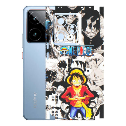 Realme Phone Skins (All Models) - One Piece B&W - Matte Finish (M-63) Realme GT7 5G