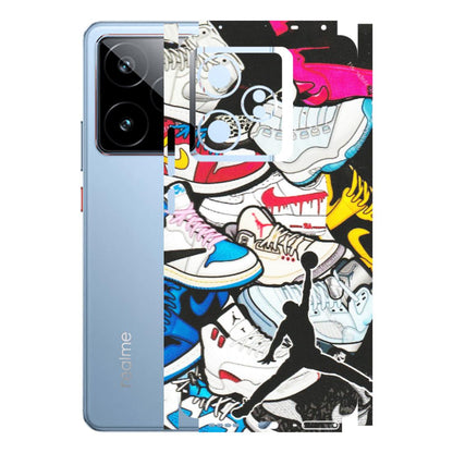 Realme Phone Skins (All Models) - Jordan Sneakers Fan - Matte Finish (M-80) Realme GT7 5G