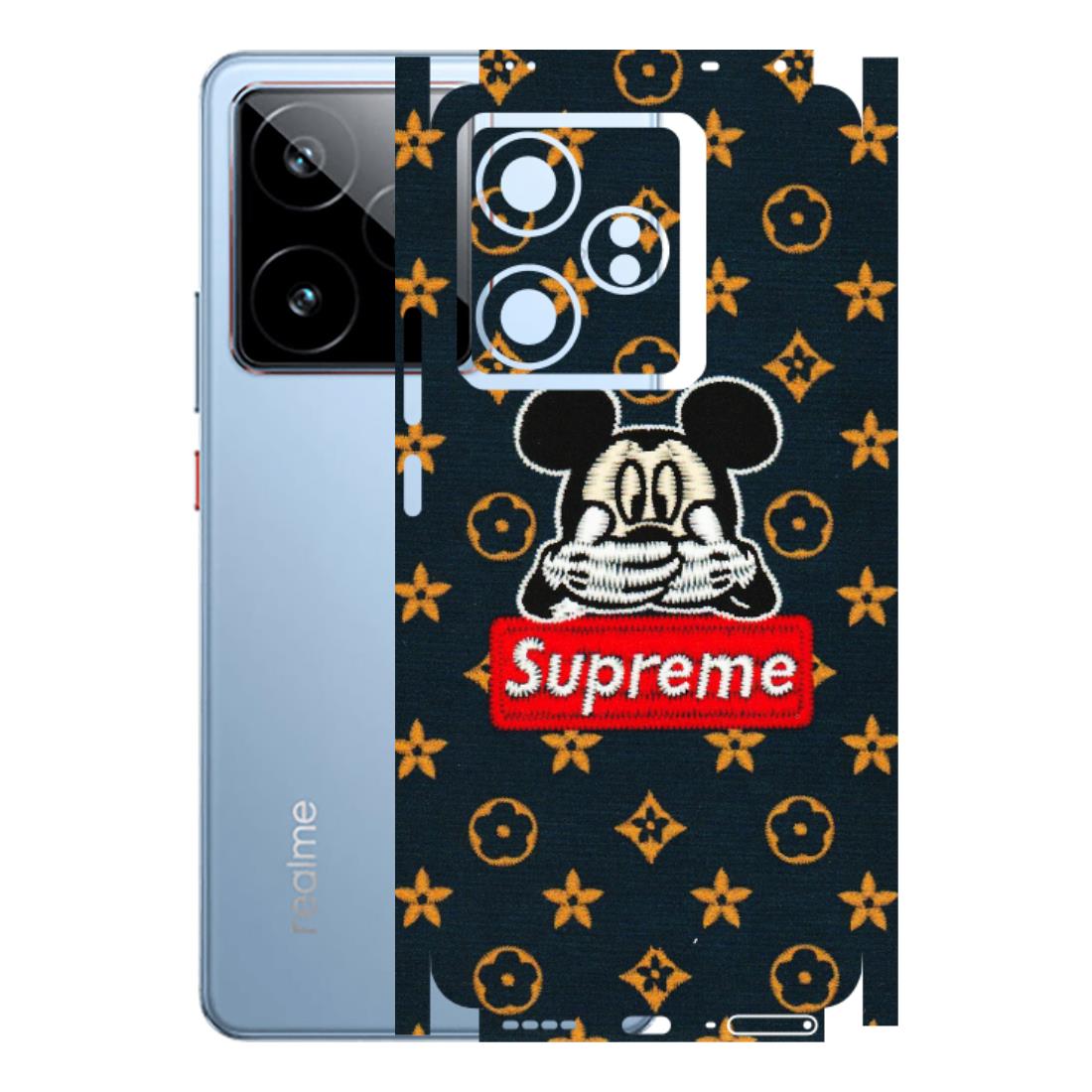 Realme Phone Skins (All Models) - Mickey Supreme - Matte Finish (M-83) Realme GT7 5G