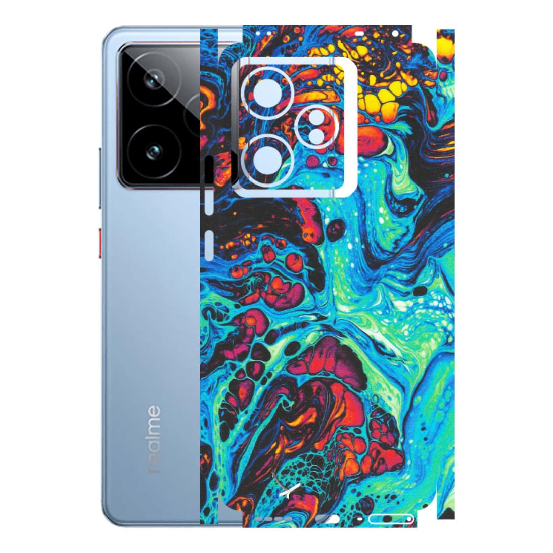 Realme Phone Skins (All Models) - Majestic Galactic Marbel - Matte Finish (M-85) Realme GT7 5G