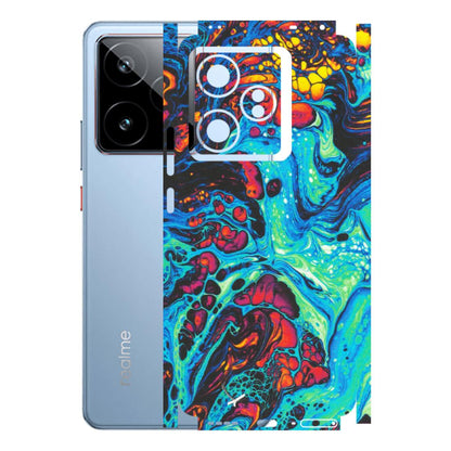 Realme Phone Skins (All Models) - Majestic Galactic Marbel - Matte Finish (M-85) Realme GT7 5G