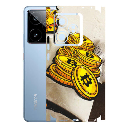 Realme Phone Skins (All Models) - Billionaire Bitcoin Collection - Matte Finish (M-92) Realme GT7 5G